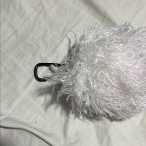 Fluffy White yarn tail Accessory